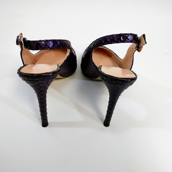 Wayderns Women's Pointed Toe Slip-on Slingback Stilleto Heel Pumps Shoes Size 6 - Picture 4 of 7